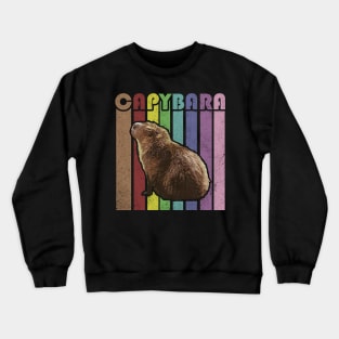 capybara retro Crewneck Sweatshirt